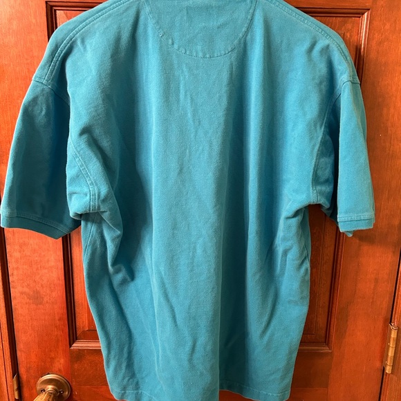 VTG 90s Unisex Bright Blue Polo shirt by Bugle Boy. Size M.Gently worn condition - Picture 7 of 9
